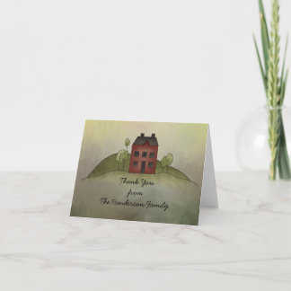 Famille Sweet Home Carte de remerciements