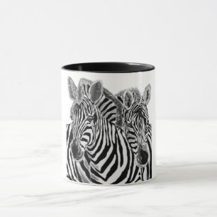 Famille Zebra Couple Mug