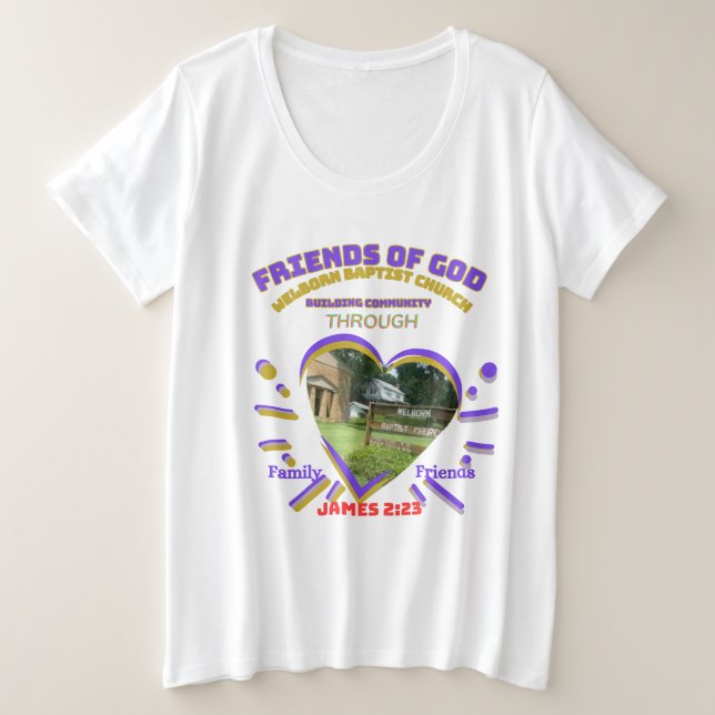 Family and Friends T-shirt (Design devant)