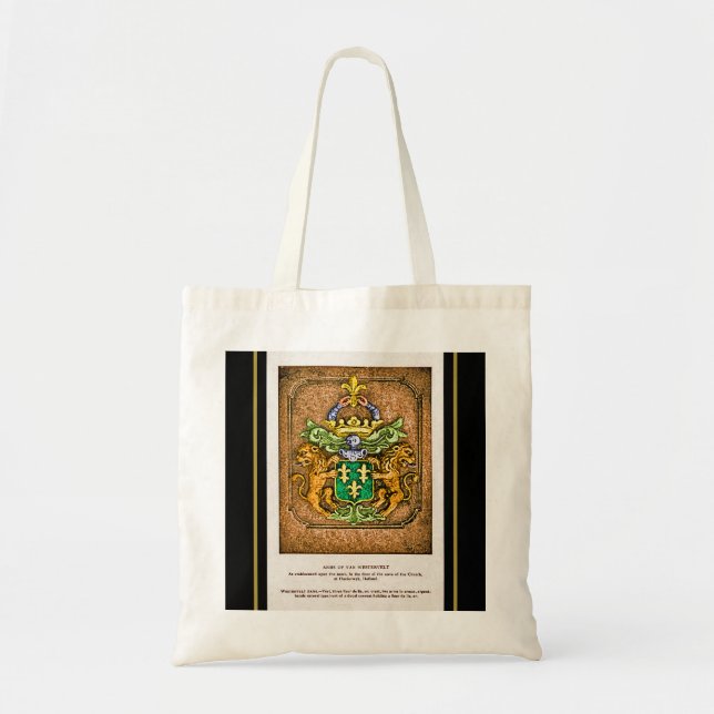Family Coat of Arms Small Tote Bag (Devant)