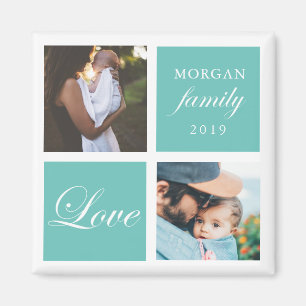 Family Love   Personalized Photo Magnet