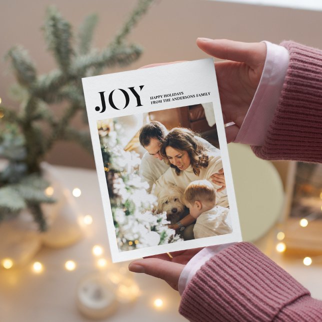 Family Photo et simple Joy | Holidays (Créateur téléchargé)