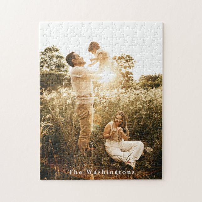 Family Photo Keepsaké Jigsaw Puzzle (Vertical)