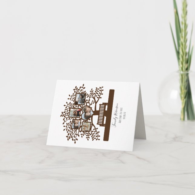 Family Tree Photo Collage Modèle Personnalisé (Devant)