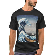 "Fan Anime Style T-Shirt : Inspiré par Hokusai