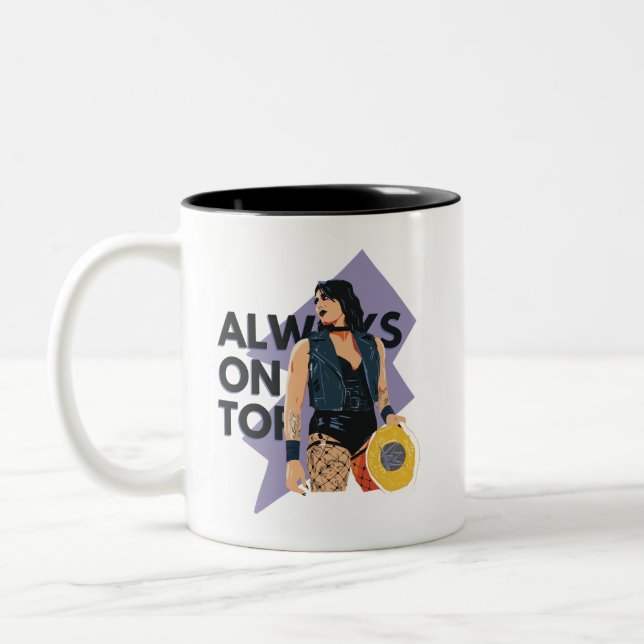 Fan cadeau de Noël Wrestling Coffee Mug Rhea (Gauche)
