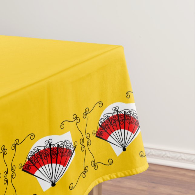 Fan Corners espagnol nappe 52 x 70 (In Situ)