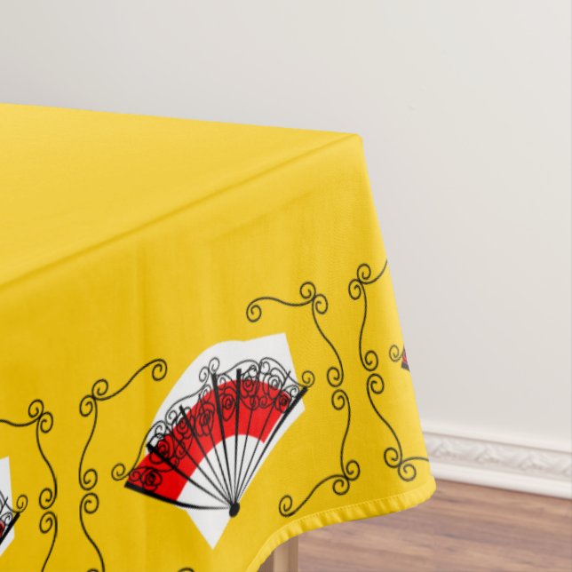 Fan Corners espagnol nappe 60 x 104 (In Situ)