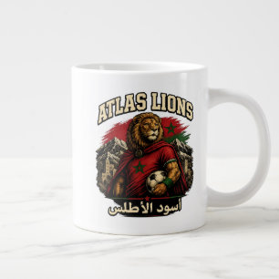 Fan des Lions de l'Atlas Maroc Mug Vintage Mor