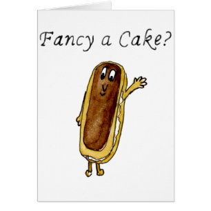 Fancy a Cake Funky Chocolate Eclair Quirky Art