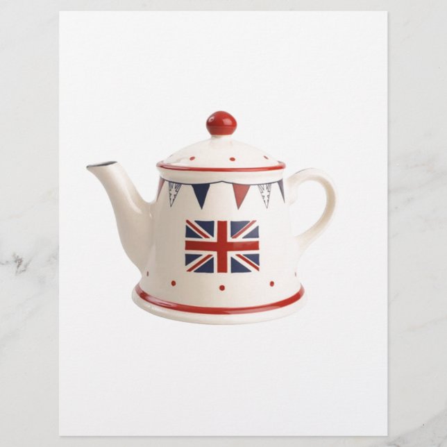 Fancy Antique Anglais Teapot Café Style (Devant)
