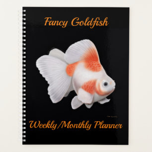 Fancy Fantail Goldfish hebdomadaire planificateur