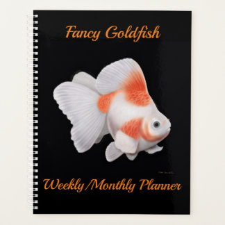 Fancy Fantail Goldfish hebdomadaire planificateur