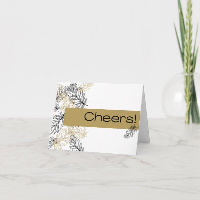 Fancy Feathers Bravo ! Carte de correspondance (Devant)