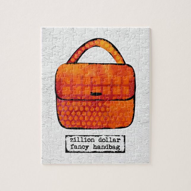 Fancy Handbag Puzzle Puzzle - Drôle Purée (Vertical)