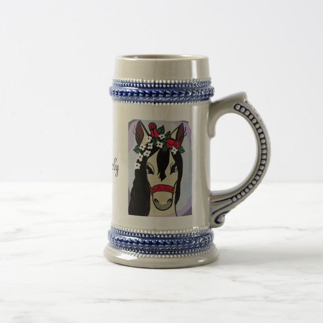 Fancy Hello Lovely Cheval Flower Mug (Droite)