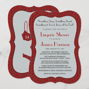 Fancy Lingerie Shower Invitations