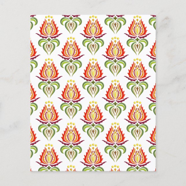 Fancy Mantle : Hongrois Art Folk scrapbook patten (Devant)