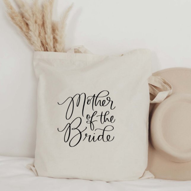 Fancy Mère de la mariée main Lettered Sac fourre-t (Créateur téléchargé)