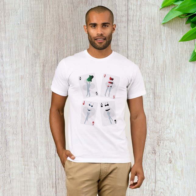 Fancy Playing Cards Mens T-Shirt (Créateur téléchargé)
