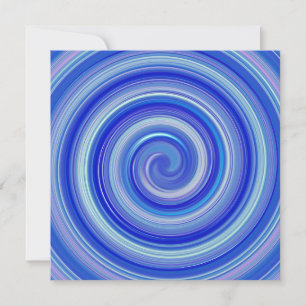 Fancy spirale bleue