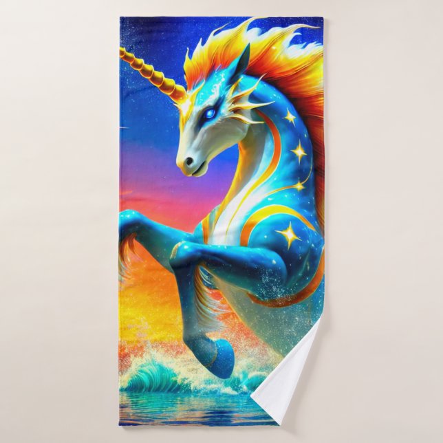 Fancy Unicorn (Serviette de bain)