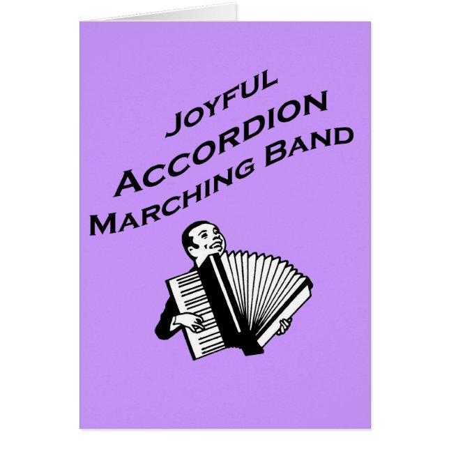 Fanfare joyeuse d'accordéon (Devant)