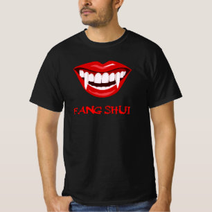 Fang Shui drôle Halloween Dracula lèvres T-shirt