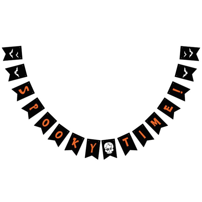 Fanions Bannière à temps Éffrayant pour la décoration de l (Tout)