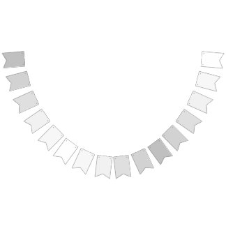 Fanions Bannière Élégance Classique Argent à Grâce Blanche