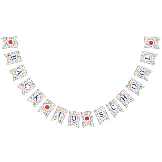 Fanions Bannière Retour À L'École