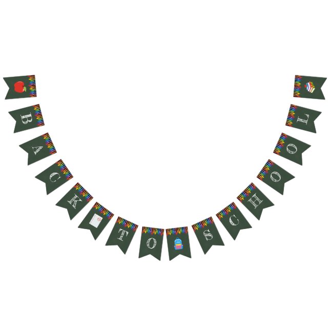 Fanions Bannière Retour À L'École (Tout)