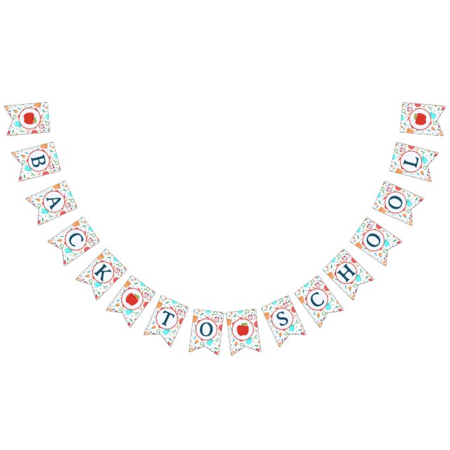 Fanions Bannière Retour À L'École (Tout)