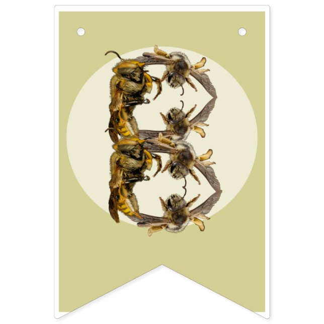 Fanions Bonne Bannière à thème de bogues d'anniversaire |  (huitième drapeau)