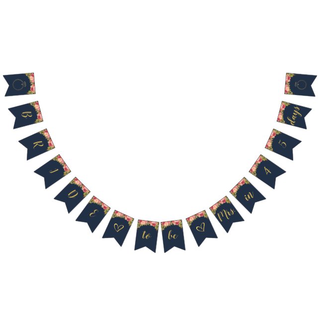 Fanions Jeune mariée à être dans la bannière de Fête de la (Tout)