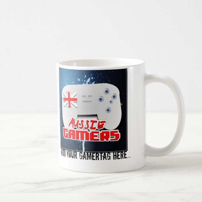 Fans australiens de Gamers buvant la tasse (Droite)