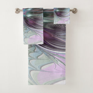 Fantaisie Abstraite Moderne Fleur Fractale Colorée