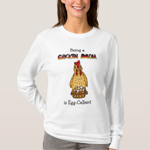 Fantaisie Chicken Maman Humour T-shirt