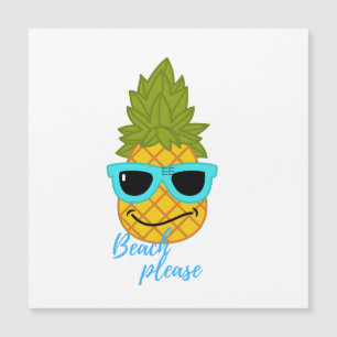 Fantaisie D'Ananas Avec Lunettes De Soleil Été