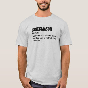 Fantaisie de définition de brique T-shirt pour hom