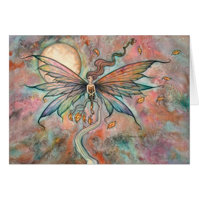 Fantaisie de fée d'Automne en aquarelle (Devant horizontal)