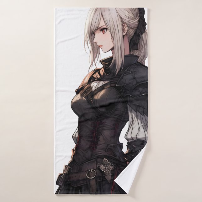 Fantaisie de fille magnifique d'anime (Serviette de bain)