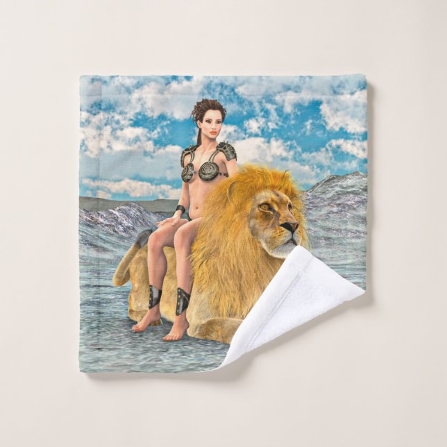 Fantaisie de la Reine Lion (Gant de toilette)