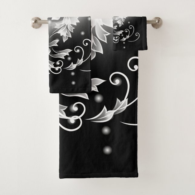 Fantaisie de papillon noir et blanc (En situation)