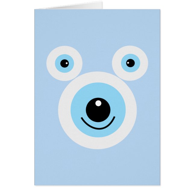 Fantaisie face d'ours blanc (Devant)