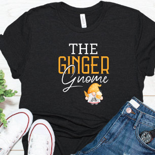 Fantaisie Ginger Gnome Bière T-shirt Noël