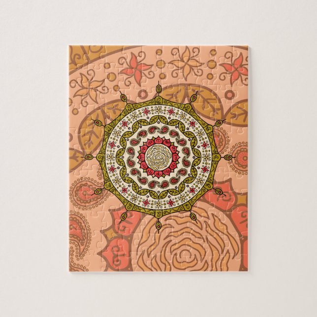 Fantaisie Mehndi Or Puzzle (Vertical)