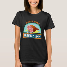 Fantaisie Pun "Jambon Premium" T-shirt noir
