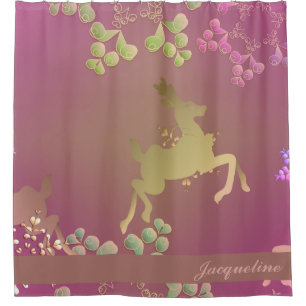 Fantaisie Rinder Snowflake rideau de douche