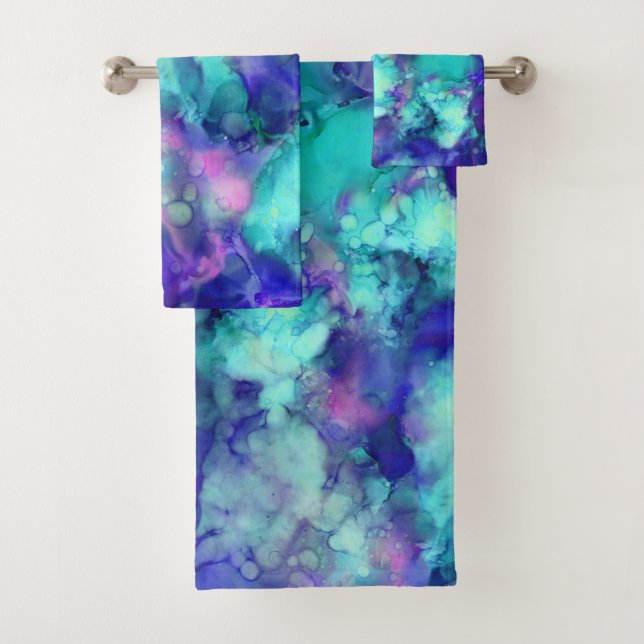 fantaisies bleues aquarelles : (En situation)